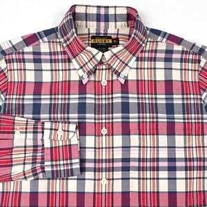 Ralph Lauren Rugby Plaid Shirt Women's Size 10 Button Down Long Sleeve Preppy‎